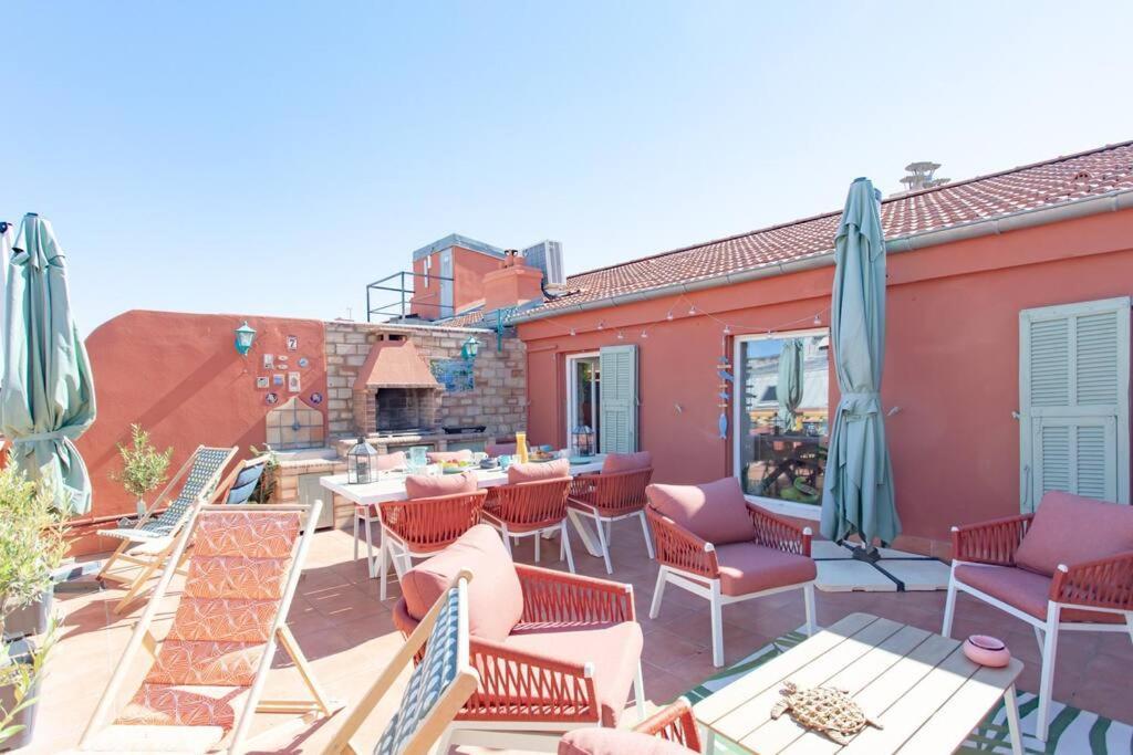 #48 Jean Floor Terrace 5min Walk Sea Ac Nizza